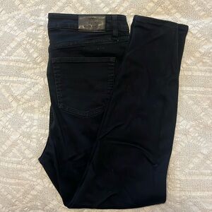 Ralph Lauren Skinny Black Denim Size 14